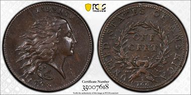 1793 1C Wreath, S-6 AU53BN