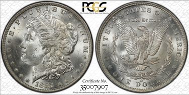 1887-O $1 MS64