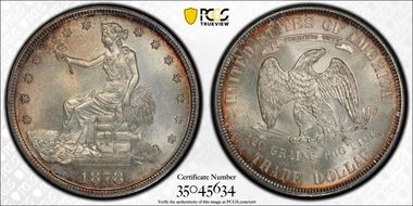 1878-S T$1 Trade MS64+