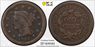 1843 1C Mature Head N1BN