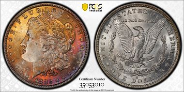 1882-O/S $1 VAM 4 MS63