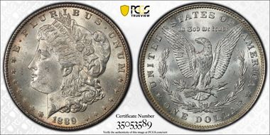 1889 $1 MS63
