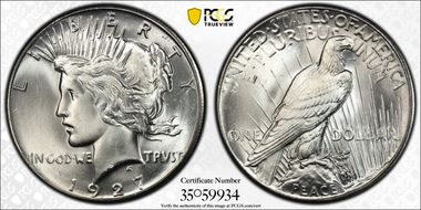 1927 $1 MS65