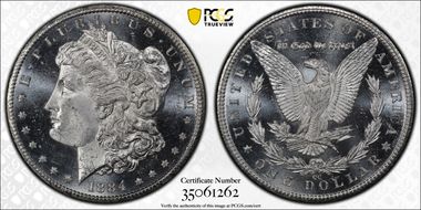 1884-CC $1 MS65PL