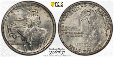 1925 50C Stone Mountain MS64