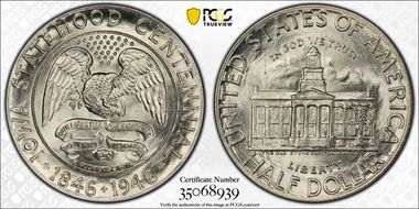 1946 50C Iowa MS67