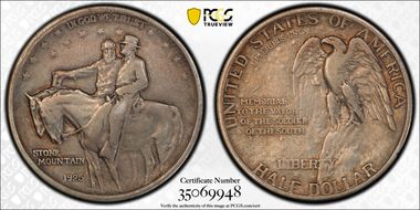 1925 50C Stone Mountain VF25