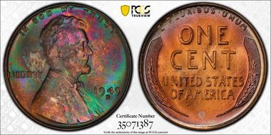 1949-D 1C MS65BN