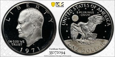 1971-S $1 Silver PR69DCAM
