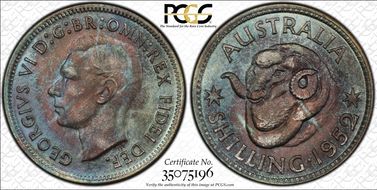 1952(m) Shil KM-46  Ag MS66