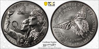 2018-D 50C Breast Cancer Awareness First Strike MS70