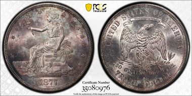 1877-S T$1 MS64