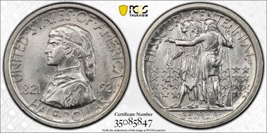 1921 50C Missouri MS64
