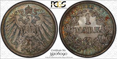 1891-A Mark J-17 MS67