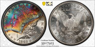 1882-S $1 MS65+