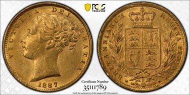 1887-S Sov S-3855B Shield MS62