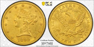 1892-O $10 MS61