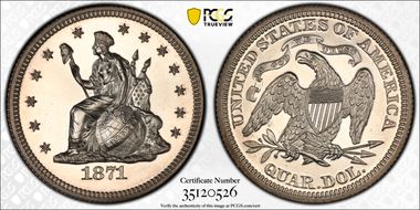 1871 25C J-1099 PR65