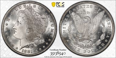 1881-O $1 MS65+