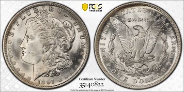1891-O $1 MS65