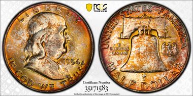 1954-D 50C MS66+ FBL