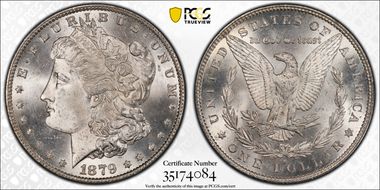 1879-S $1 MS65