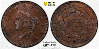 1827 1C MS63BN