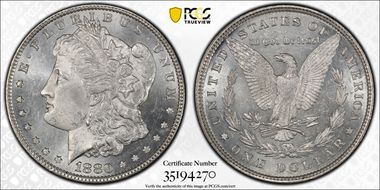 1880 $1 VAM 10, 8/7 Bit MS63
