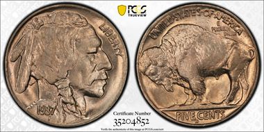 1937-D 5C MS64