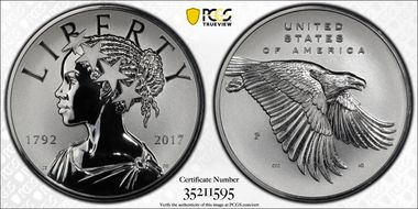 2017-P Medal American Liberty Reverse PR 225th Anniversary U.S. Mint Set PR69