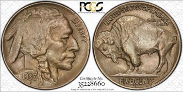 1930-S 5C DDO FS-101 AU58