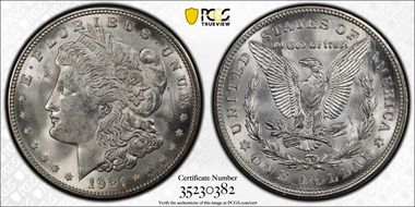 1921-D $1 MS65