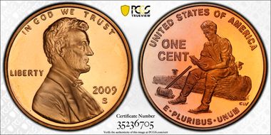 2009-S 1C Lincoln-Formative Years PR70DCAM