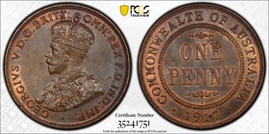 1917-I (c) 1D KM-23 MS63BN