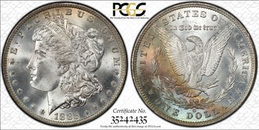 1885-O $1 MS67