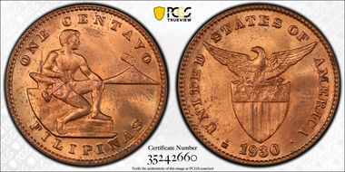 1930-M 1C Allen-2.27b RPD MS64+ RD