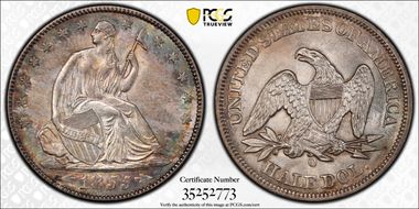 1855-O 50C Arrows MS63