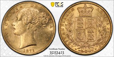 1871-S Sov S-3855A Shield WW incuse MS61