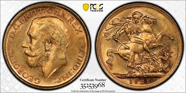 1925-M Sov S-3999 MS62