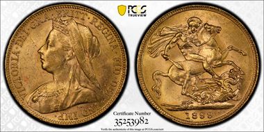 1899-P Sov S-3876 MS62