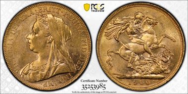 1900-P Sov S-3876 AU58