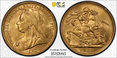 1900-S Sov S-3877 MS63