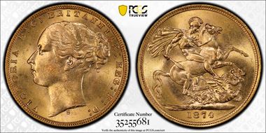 1874-S Sov S-3858A St. George MS62