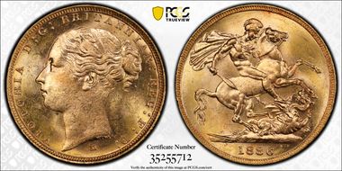 1886-M Sov S-3857C St. George MS63