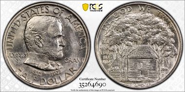 1922 50C Grant MS64