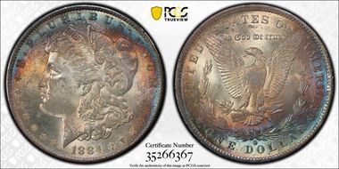 1884-O $1 MS64