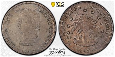 1862/1-PTS FJ 8 Sol AU50