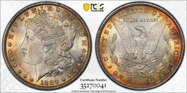 1880-O $1 MS62