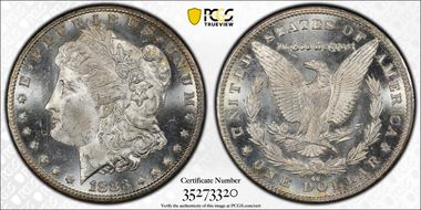 1883-CC $1 MS64PL