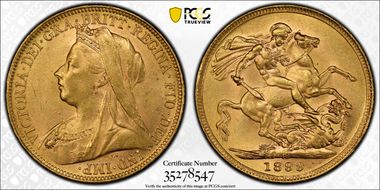 1899-P Sov S-3876 MS61